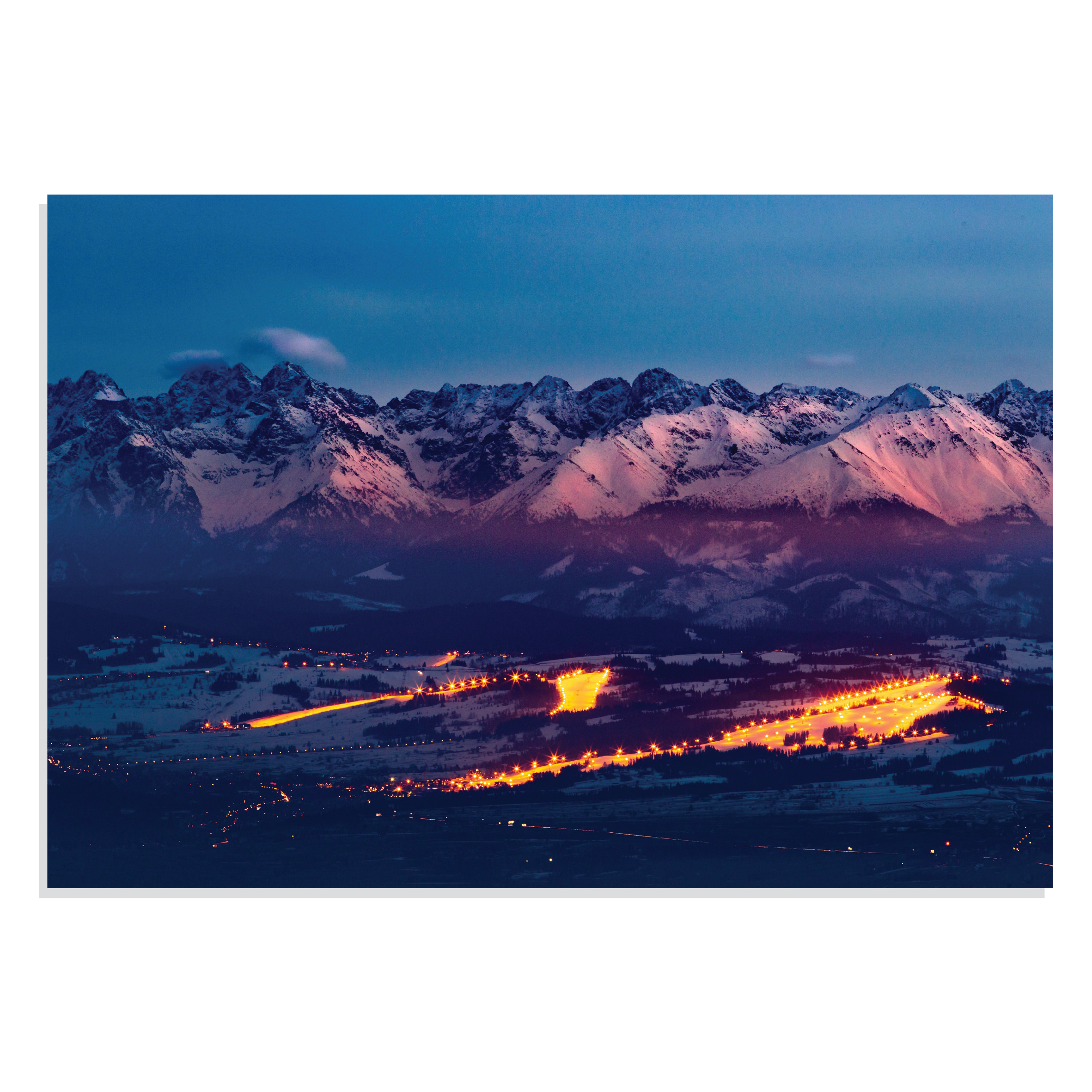 پوستر طرح کوهستان تاترا Tatra Mountains مدل NV0880