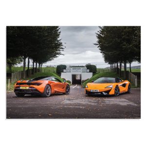 پوستر  طرح ماشین مکلارن Mclaren مدل NV0678