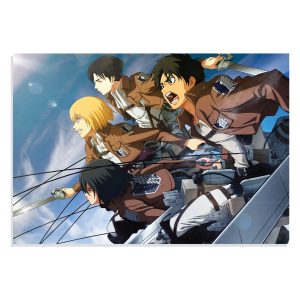 پوستر طرح انیمه Attack on Titan مدل NV0291