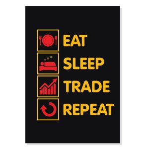پوستر طرح سبک زندگی معامله گر بازارهای مالی Trader Life Style مدل M0484