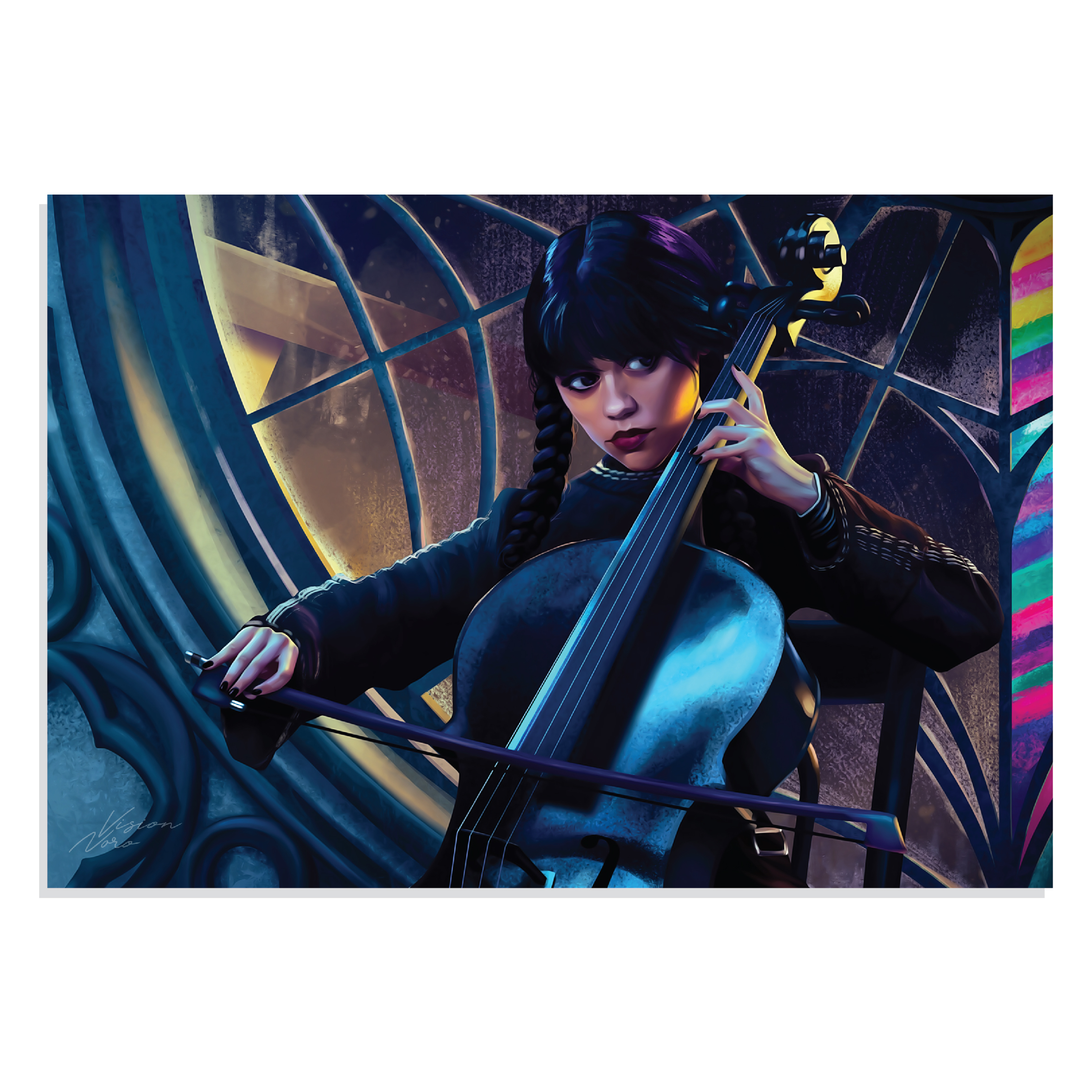 پوستر  طرح سریال Wednesday مدل 0076