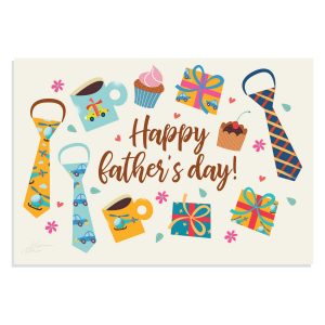 پوستر طرح روز پدر مدل NV0479