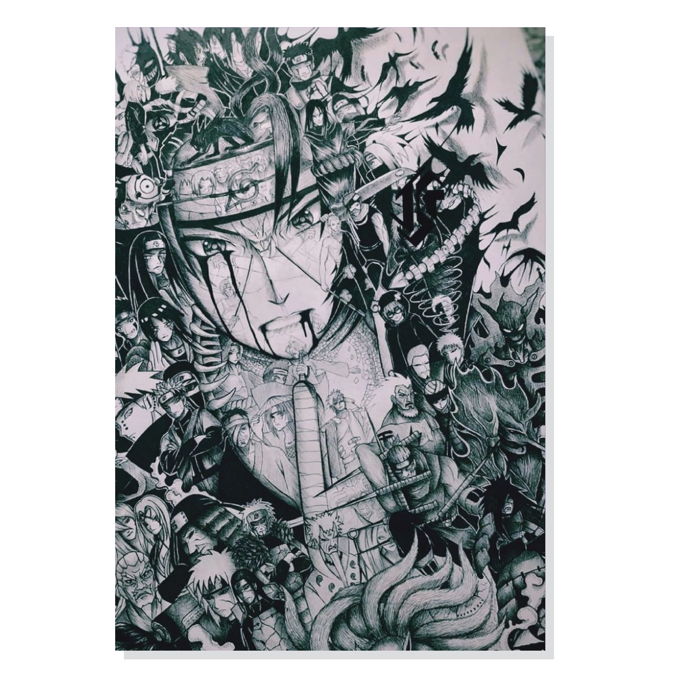 پوستر طرح انیمه ناروتو ایتاچی مدل M0532