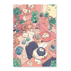 پوستر طرح اتاق نیمرو مدل M0028