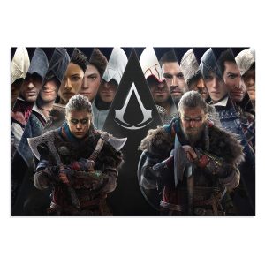 پوستر طرح بازی کیش قاتل والهالا Assassins Creed Valhala مدل NV0946
