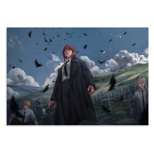 پوستر  طرح انیمه مرد اره برقی Chainsaw Man Anime مدل NV0549