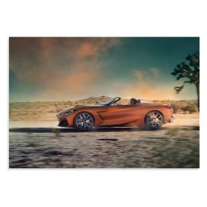 پوستر طرح ماشین بی ام دبلیو کانسپت زد 4 BMW Concept Z4 2017 مدل NV0638