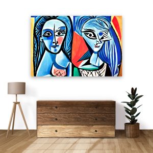 پوستر طرح چهره کوبیسم مدل NV0044
