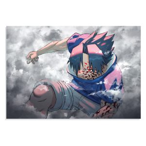پوستر  طرح انیمه ناروتو اوچیها ساسکه Naruto Anime Uchiha Sasuke مدل NV0529