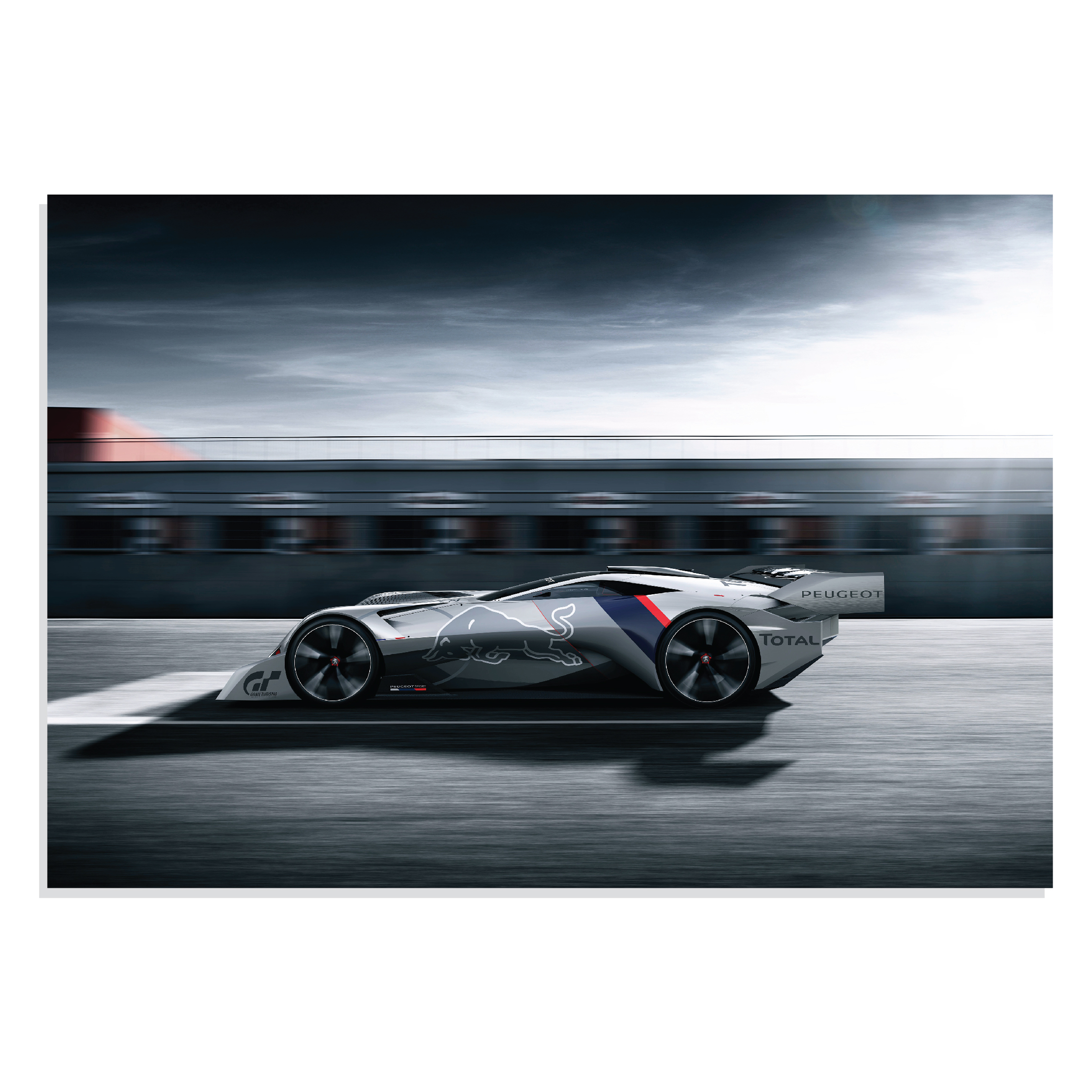 پوستر  طرح ماشین پژو ال 500 هیبرید - Peugeot L500 R Hybrid Vision مدل NV0703