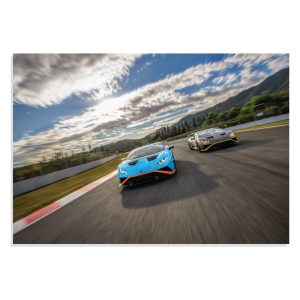 پوستر  طرح ماشین لامبورگینی هوراکان Lamborghini Huracan STO 2018 مدل NV0668