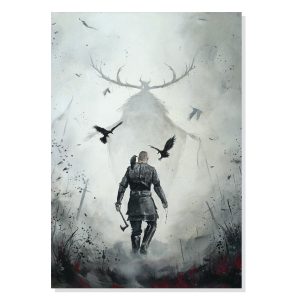 پوستر طرح سریال وایکینگ ها رگنار مدل M0169