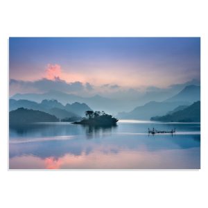 پوستر طرح غروب آفتاب ساحل Sunset Beach مدل NV0762