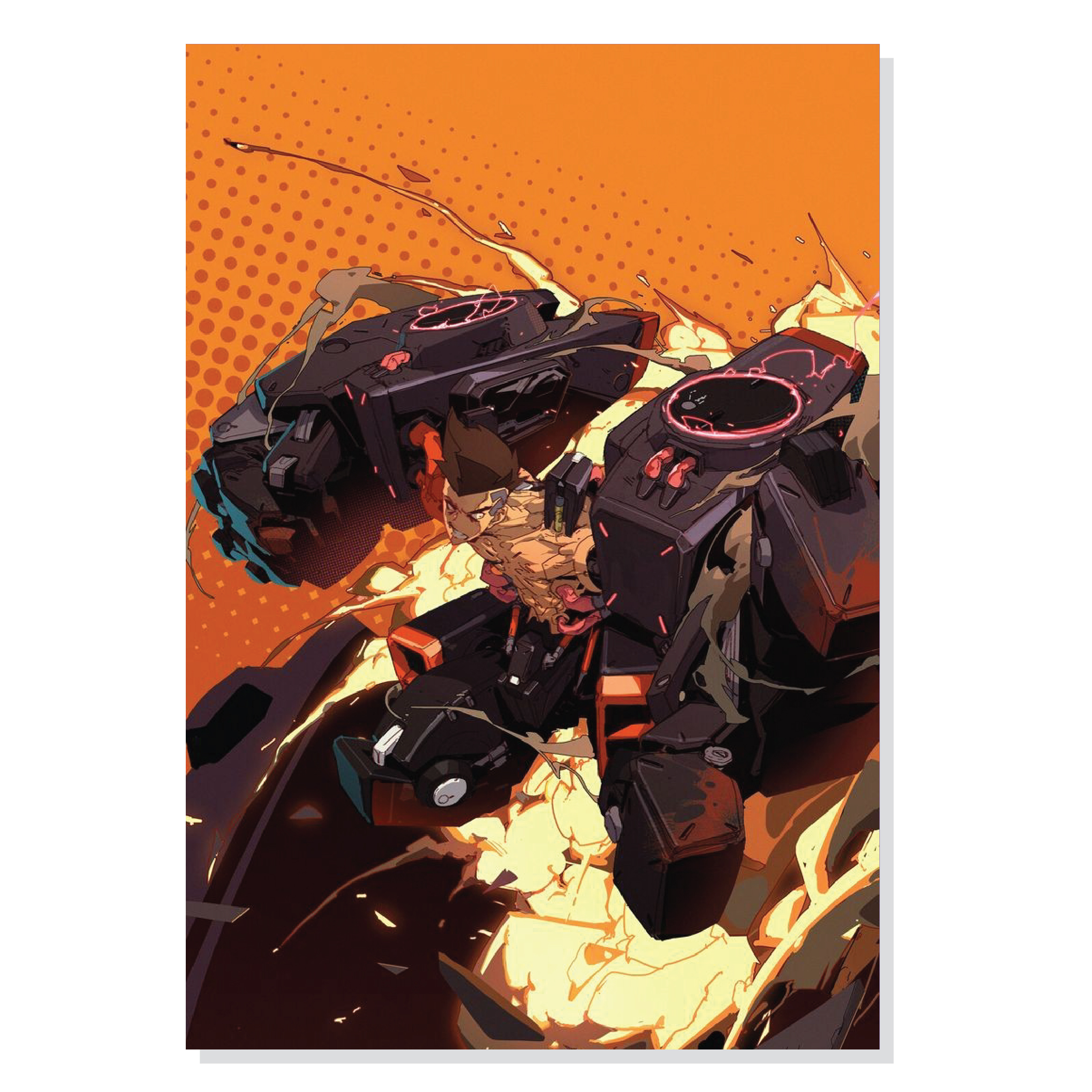 پوستر طرح انیمه سایبرپانک Cyberpunk Edge Runner مدل M0393