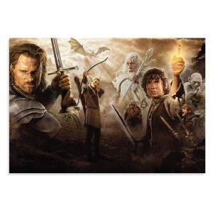 پوستر طرح فیلم ارباب حلقه ها The Lord of the Rings مدل NV0420