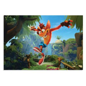 پوستر  طرح Gaming بازی کراش باندیکوت مدل NV0950