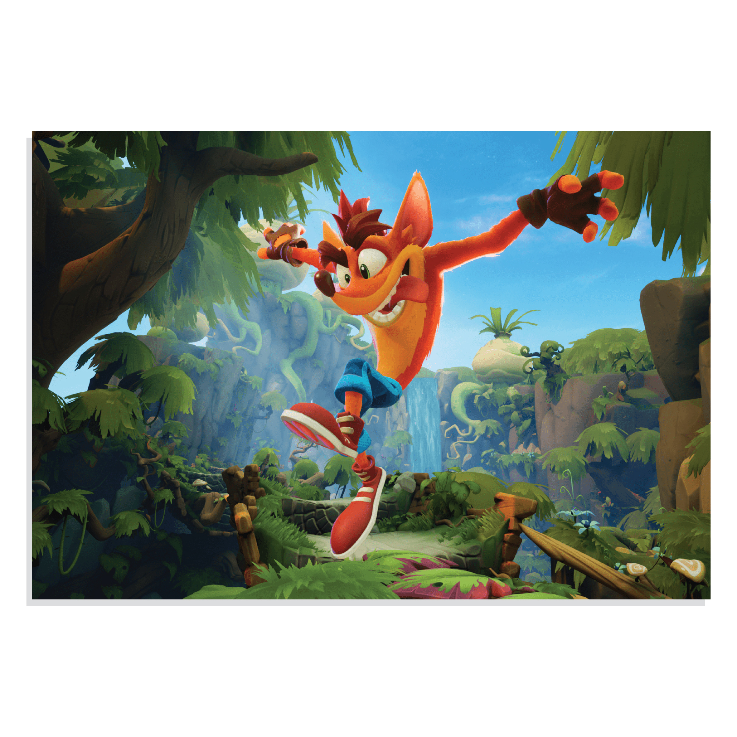 پوستر  طرح Gaming بازی کراش باندیکوت مدل NV0950