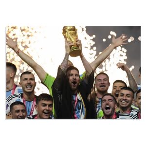 پوسترطرح جام جهانی 2022 Lionel Messi مدل NV0107