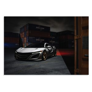 پوستر  طرح ماشین ولکس واگن گلف جی تی آی 2021 - Volkswagen Golf GTI ClubSport 2021 مدل NV0615