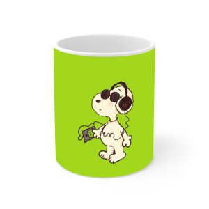 ماگ نورو استور طرح سگ علاقمند به موزیک کد NM13938