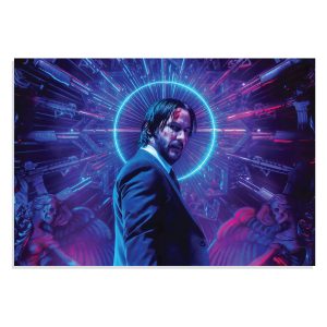 پوستر طرح فیلم John Wick Keanu Reeves مدل NV0377