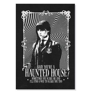 پوستر طرح سریال Wednesday مدل NV0255