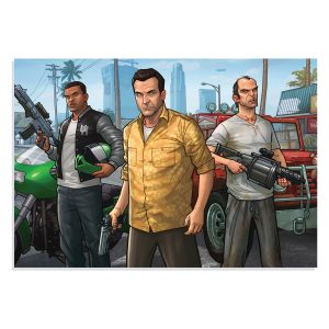 پوسترطرح بازی جی تی ای مدل NV0356