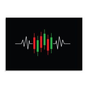 پوستر طرح چارت و شمع بازارهای مالی مدل M0241