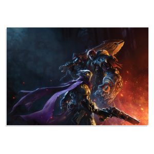 پوستر طرح بازی دارکسایدرز Darksiders War & Strife مدل NV0933