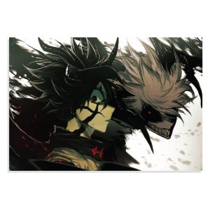 پوستر طرح انیمه شبدر سیاه آستا مدل NV0582