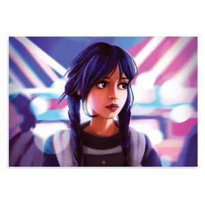 پوستر  طرح سریال Wednesday مدل NV0166