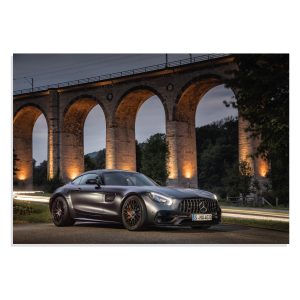 پوستر طرح ماشین مرسدس بنز ای ام جی - Mercedes Benz AMG GTC مدل NV0688