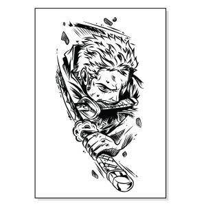 پوستر طرح انیمه وان پیس رورونوا زورو مدل M0647