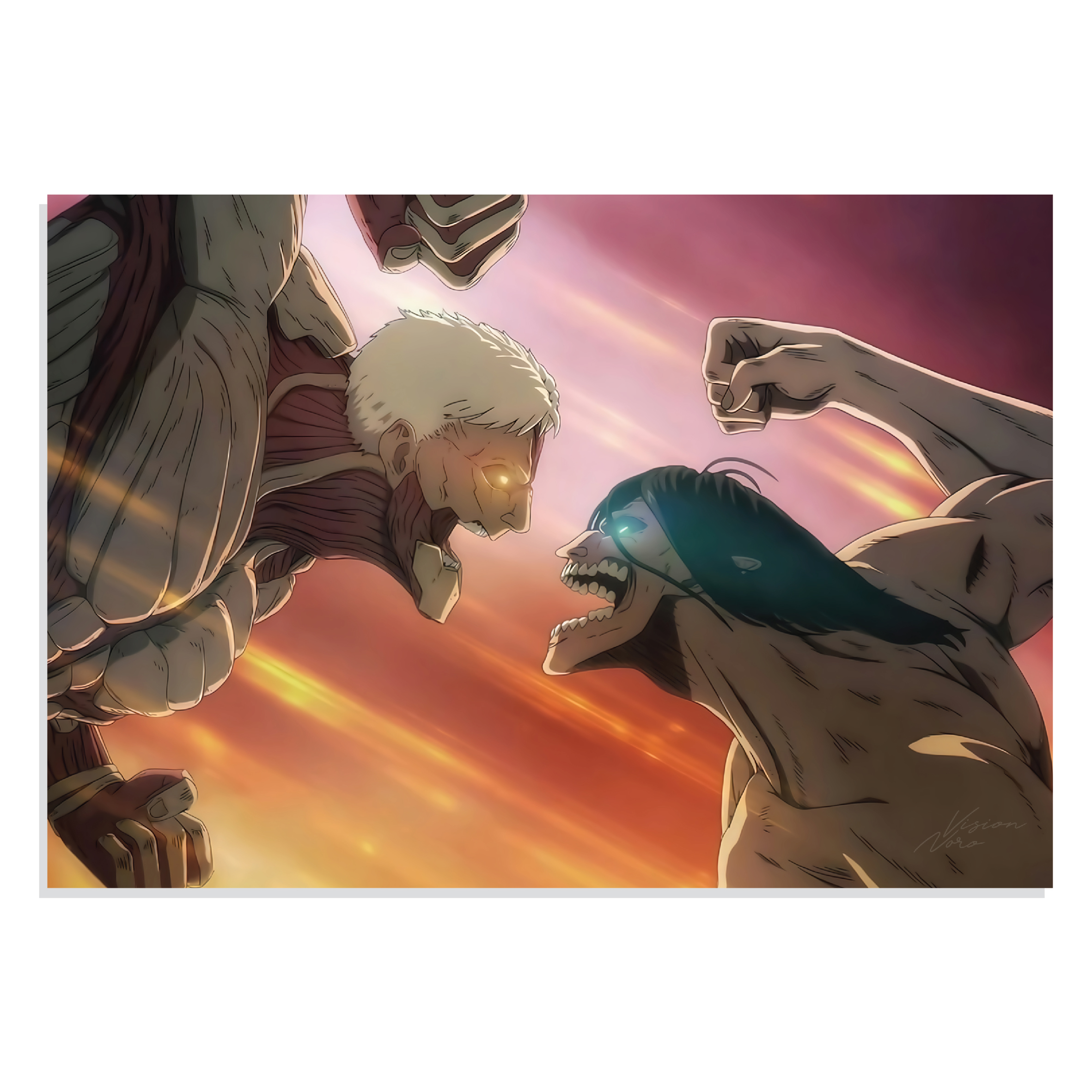پوستر طرح انیمه Attack on Titan مدل NV0296