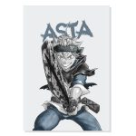 پوستر طرح انیمه شبدر سیاه آستا مدل M0237