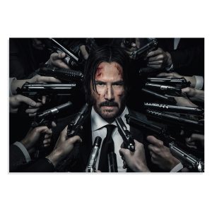 پوستر  طرح فیلم John Wick Keanu Reeves مدل NV0365