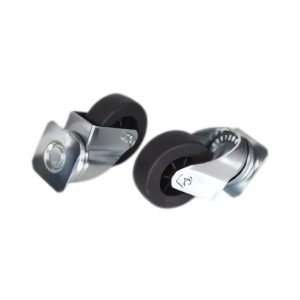 ست چرخ باکس حمل رها پایه فلزی قفل دار (4 عددی)