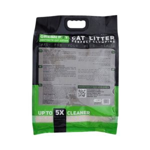 خاک بستر گربه گرین پت سوپر کلامپ ساده 10 کیلویی