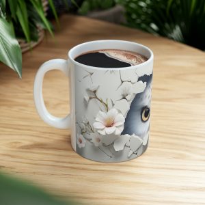 ماگ طرح سه بعدی حیوانات جغد owl مدل NM3199