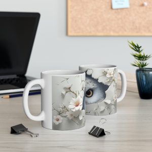 ماگ طرح سه بعدی حیوانات جغد owl مدل NM3199