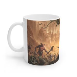 ماگ نورو استور طرح بازی دیابلو Diablo Game طرح اتحاد Demon Hunter و Wizard کد NM7010