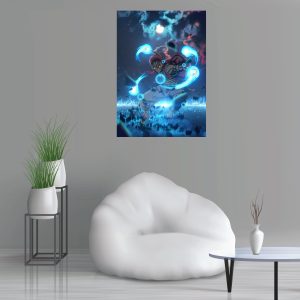 تابلو شاسی نورو استور طرح انیمه شیطان کش 12 کیزوکی آکازا مدل NV1617