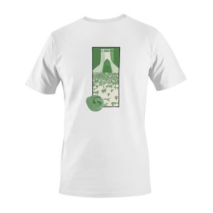 تیشرت پیران طرح اسمان سبز کد NP0104