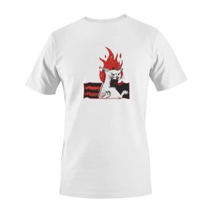 تیشرت پیران طرح گربه شاکی کد NP0196