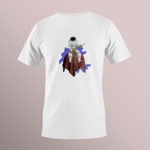 تیشرت پیران طرح قالی پرنده کد NP0042