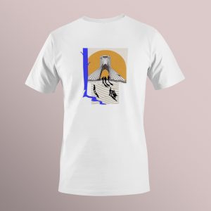 تیشرت پیران طرح نبض میدان کد NP0032