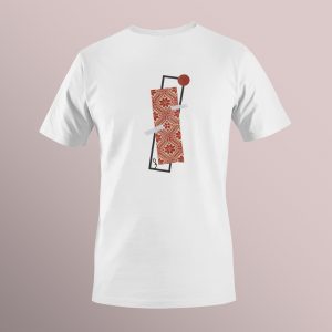 تیشرت پیران طرح نقش قالی کد NP0037