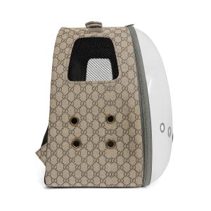 کوله پشتی حمل سگ و گربه مدل فضایی چرمی